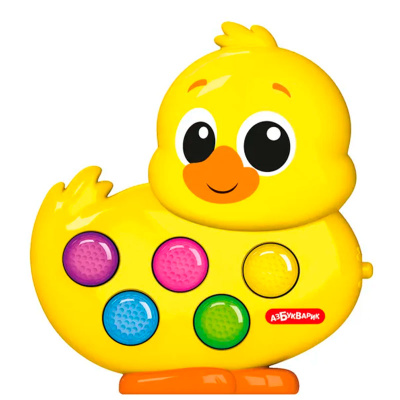 Развивающая игрушка Любимые Веселушки Утенок Азбукварик 3404 1